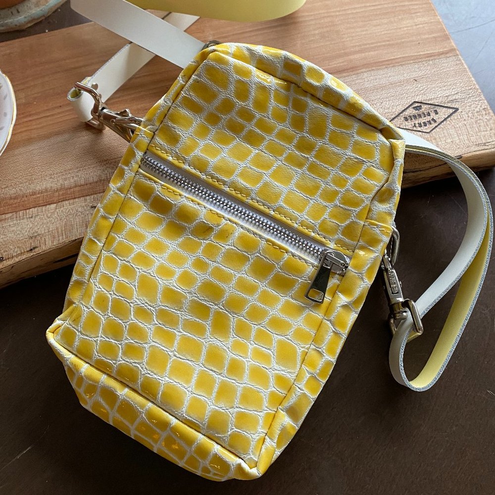 Handmade Croc/Snakeskin Crossbody bag